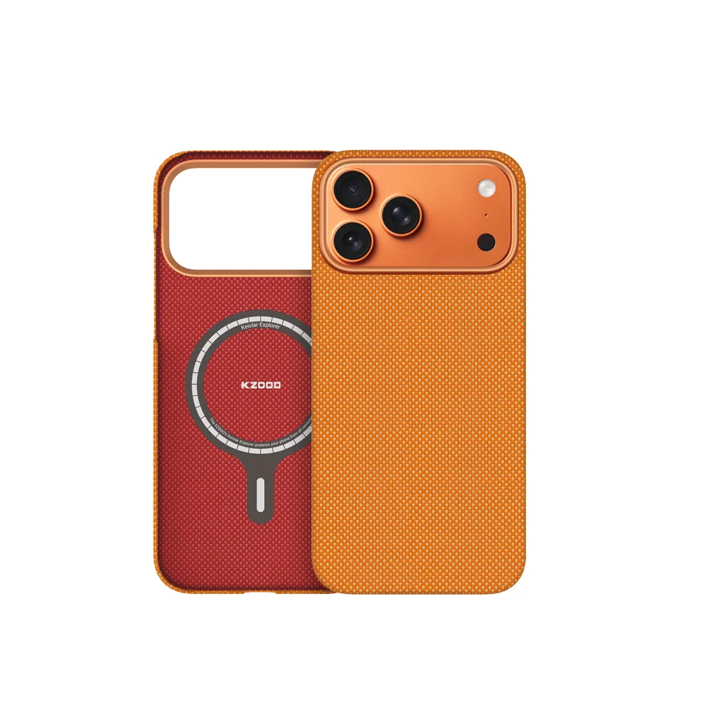 KZDOO Keivlar Explorer Magsafe Original Carbon Fiber Case, Luxury Slim Durable Thin Cover for iPhone17/17 Air /17 Pro/17 Pro Max
KZDOO Keivlar Explorer Magsafe Original Carbon Fiber Case, Luxury Slim Durable Thin Cover for iPhone17/17 Air /17 Pro/17 Pro Max