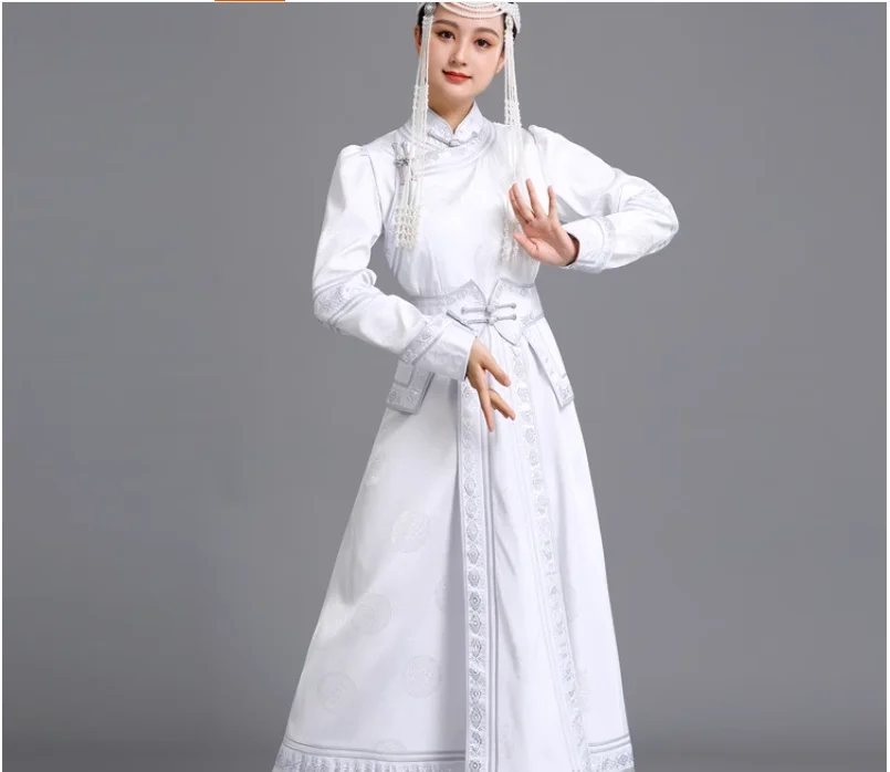 High End Mongolian Robe, Formal Dress, Dance Performance Costume, Welcome Costume
High End Mongolian Robe, Formal Dress, Dance Performance Costume, Welcome Costume