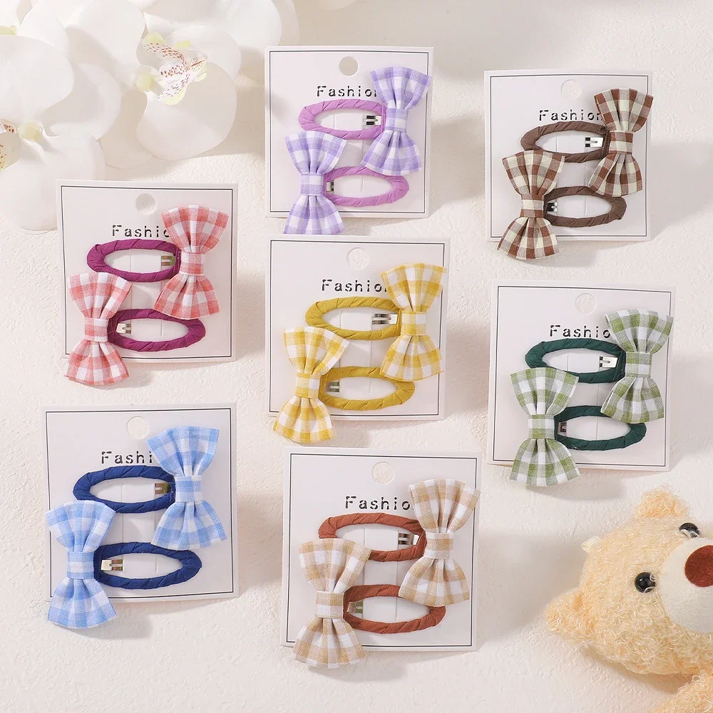LOVEKIKI 2Pcs/lot Plaid Bow Hair Clip Morandi Color Children's Bangs Hairgripes Boutique Fresh Barrette Kids Hairpins Headwear
LOVEKIKI 2Pcs/lot Plaid Bow Hair Clip Morandi Color Children's Bangs Hairgripes Boutique Fresh Barrette Kids Hairpins Headwear