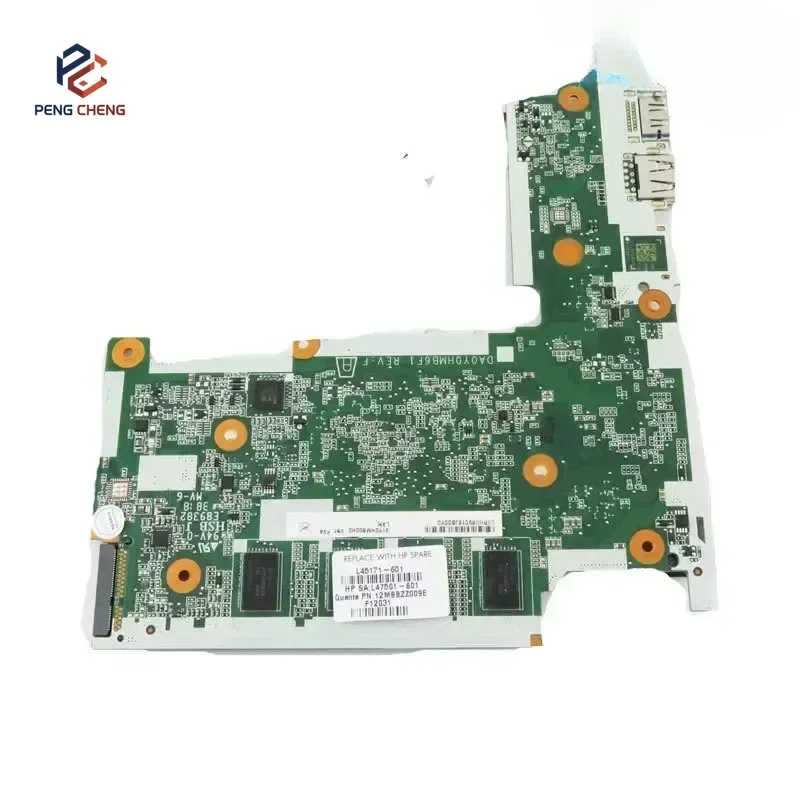 For HP Stream 11-AH Motherboards DA0Y0HMB6F1 L45170-601 Laptop Mainboard N3060 CPU 4GB RAM 32G EMMC 100% Tested Ok
For HP Stream 11-AH Motherboards DA0Y0HMB6F1 L45170-601 Laptop Mainboard N3060 CPU 4GB RAM 32G EMMC 100% Tested Ok
