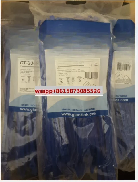 Imported 4.6 * 200mm Dragon Tie GT-200ST-TF Acid and Alkali Resistant High Temperature Tie
Imported 4.6 * 200mm Dragon Tie GT-200ST-TF Acid and Alkali Resistant High Temperature Tie