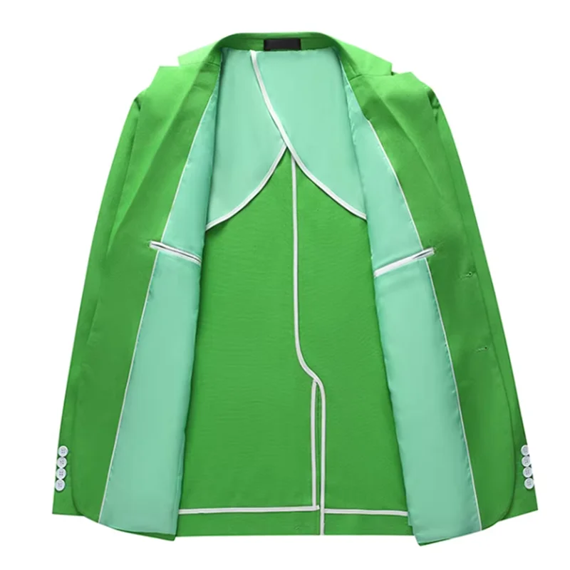 Новые летние мужские костюмы из хлопка и льна однотонного цвета, дышащие, для деловых встреч, свадеб и вечеринок, без подкладки, пиджак и брюки
Новые летние мужские костюмы из хлопка и льна однотонного цвета, дышащие, для деловых встреч, свадеб и вечеринок, без подкладки, пиджак и брюки