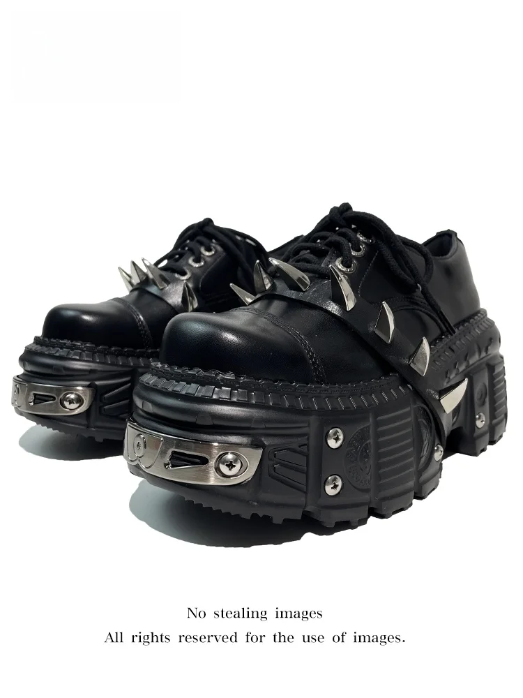Mib'Vias Original Trendy Brand Spiky Thick Heel Platform Slip-On Women's Shoes Fashionable Flat Mouth Chunky Rubber Sole
Mib'Vias Original Trendy Brand Spiky Thick Heel Platform Slip-On Women's Shoes Fashionable Flat Mouth Chunky Rubber Sole