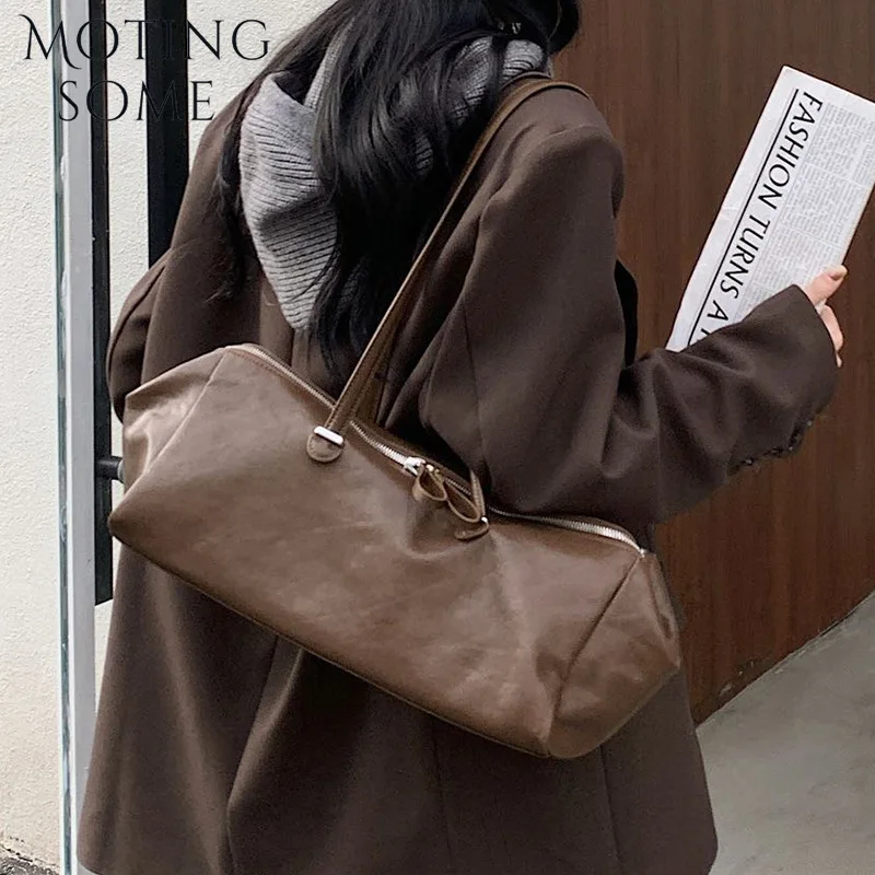 Motingsome First-layer Vegetable Tanned Cowhide Woman Underarm Bag Retro Shoulder Tote Bag Vintage Handbag Commuter Bag 2025 New
Motingsome First-layer Vegetable Tanned Cowhide Woman Underarm Bag Retro Shoulder Tote Bag Vintage Handbag Commuter Bag 2025 New