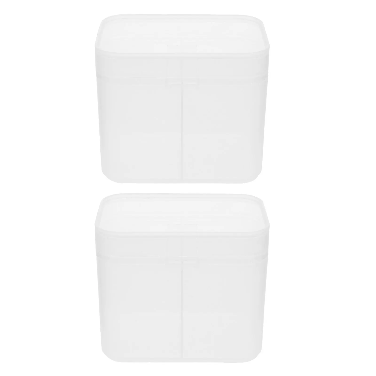 2Pcs Cotton Pad Holder Storage Organizer Box Transparent Desktop Nail Art Cotton Swab Case Manicure Tool Storage Container
2Pcs Cotton Pad Holder Storage Organizer Box Transparent Desktop Nail Art Cotton Swab Case Manicure Tool Storage Container