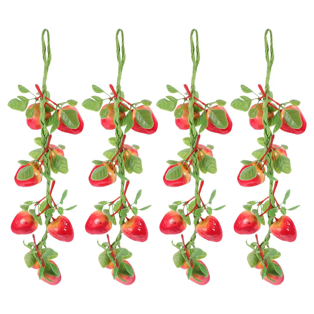 4Pcs Artificial Strawberry Strings Realistic Fake Plastic Fruit Bunch Decorative Hanging Ornament Photo Props Fake Fruit Pendant 
4Pcs Artificial Strawberry Strings Realistic Fake Plastic Fruit Bunch Decorative Hanging Ornament Photo Props Fake Fruit Pendant
