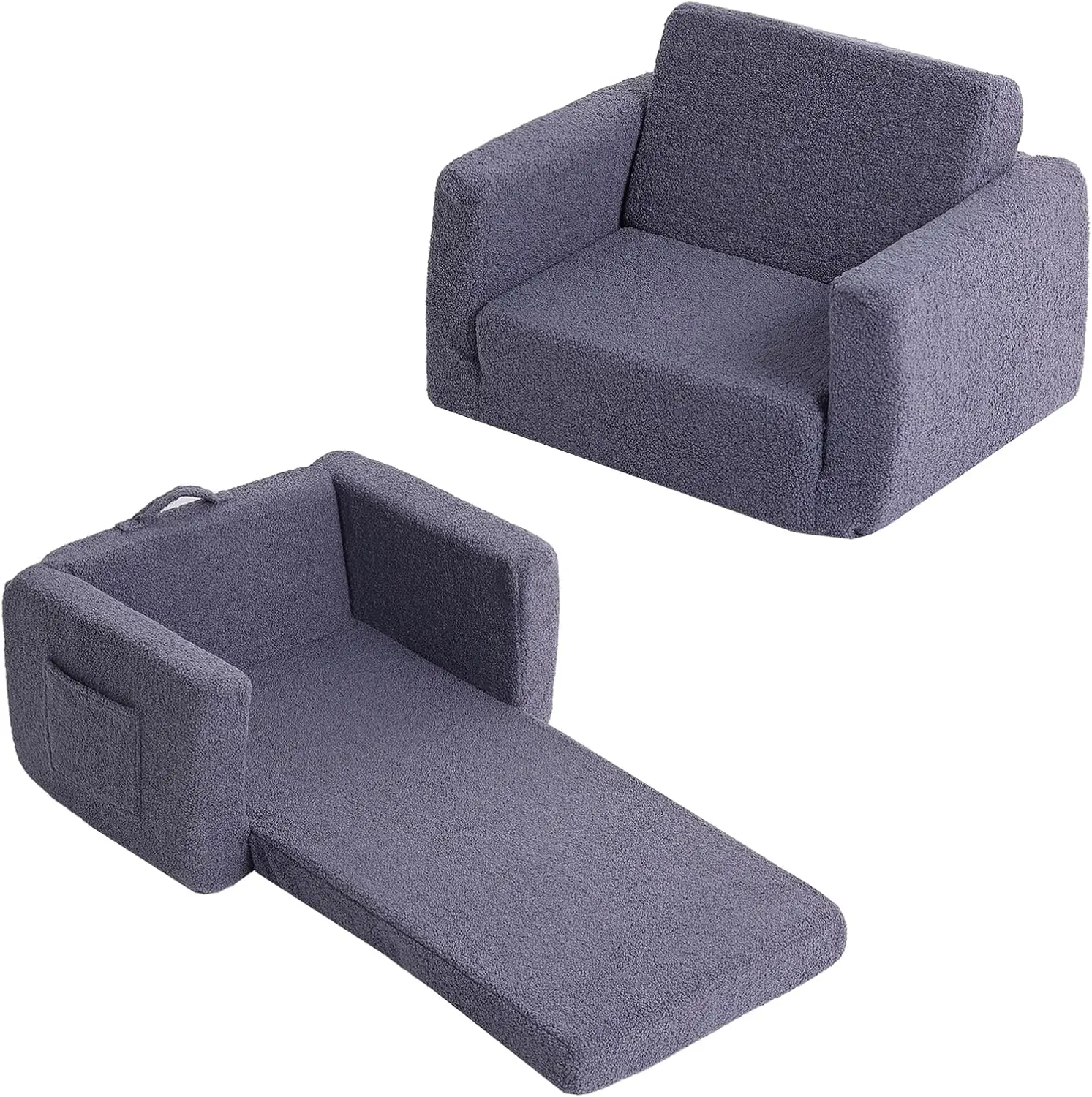 Kids Sofa, 2-In-1 Kid Chairs, Convertible Children Couch To Lounger, Flip Out Kids Chair, Toddler Armrest Chair Bed, Folding
Kids Sofa, 2-In-1 Kid Chairs, Convertible Children Couch To Lounger, Flip Out Kids Chair, Toddler Armrest Chair Bed, Folding