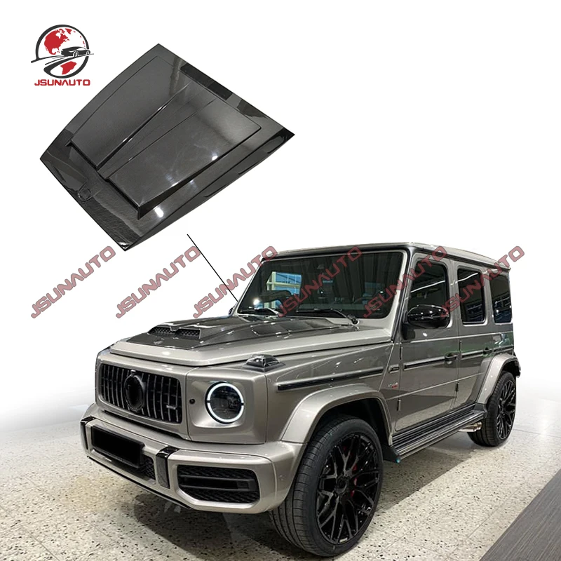 Hot Selling G500 To G800 Style Dry Carbon Fiber Engine Hood Scoop Kit For W464 G Wagon G63 Hood Bonnet Cover
Hot Selling G500 To G800 Style Dry Carbon Fiber Engine Hood Scoop Kit For W464 G Wagon G63 Hood Bonnet Cover