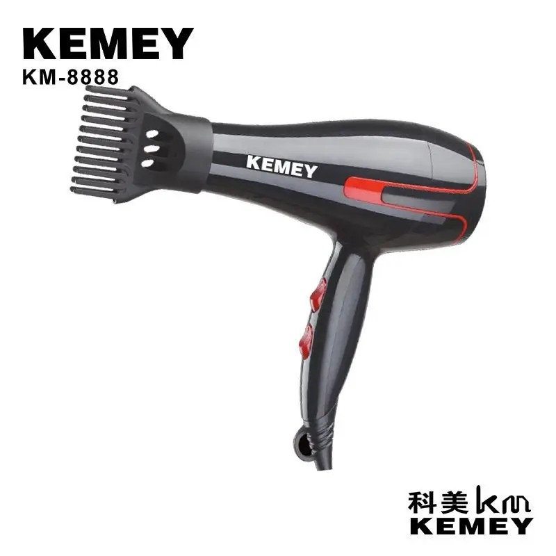 kemei hair dryer KM-8888 high quality EU plug 220 voltage big power hair dryer professional hair dryer
kemei hair dryer KM-8888 high quality EU plug 220 voltage big power hair dryer professional hair dryer