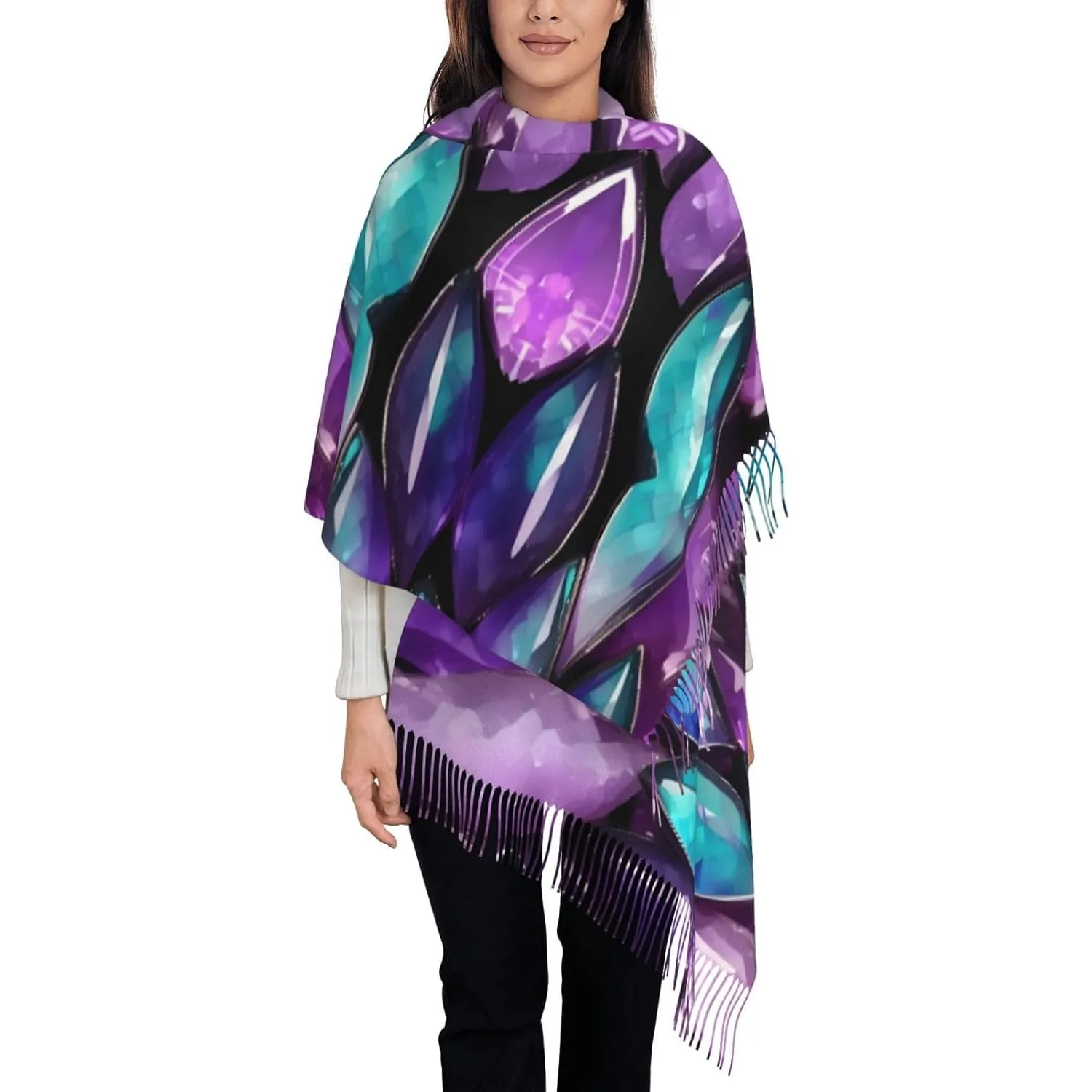 Шарф с кисточками и принтом, большой толстый шарф, мягкие шарфы, идеальный осенне-зимний шарф, шаль для подарка, женский весенне-осенний зимний шарф
Шарф с кисточками и принтом, большой толстый шарф, мягкие шарфы, идеальный осенне-зимний шарф, шаль для подарка, женский весенне-осенний зимний шарф