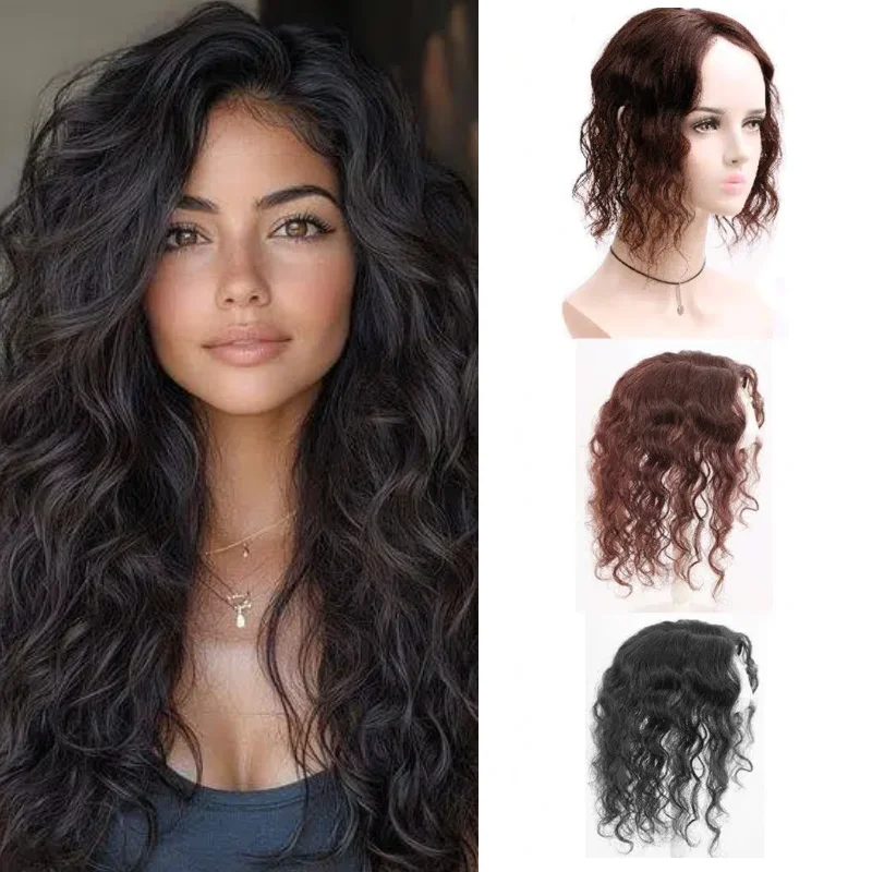 Hand Made 100% Human Hair Topper Full Swiss Lace | Airy Design Clip-in Hair Extensions | Body Wave Wholesale
Hand Made 100% Human Hair Topper Full Swiss Lace | Airy Design Clip-in Hair Extensions | Body Wave Wholesale