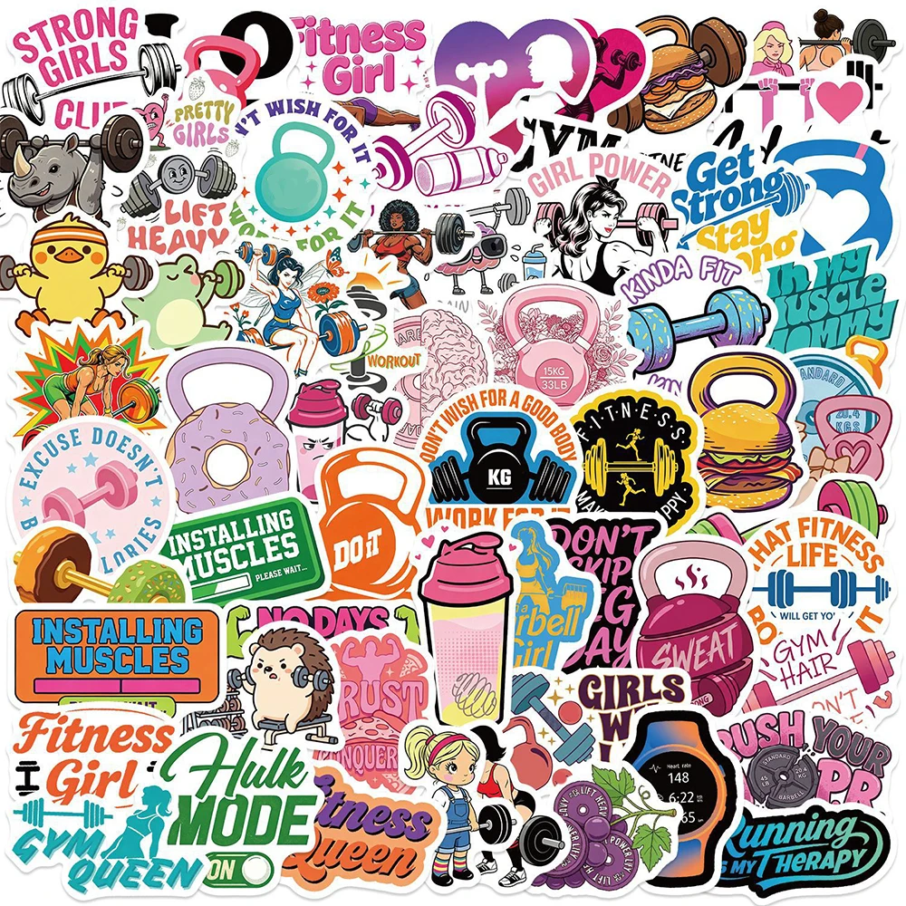 10/30/50/120pcs Cartoon Cute Women Fitness Stickers Kawaii Animal Sport Decals DIY Guitar Luggage Scrapbook Graffiti Sticker Toy
10/30/50/120pcs Cartoon Cute Women Fitness Stickers Kawaii Animal Sport Decals DIY Guitar Luggage Scrapbook Graffiti Sticker Toy