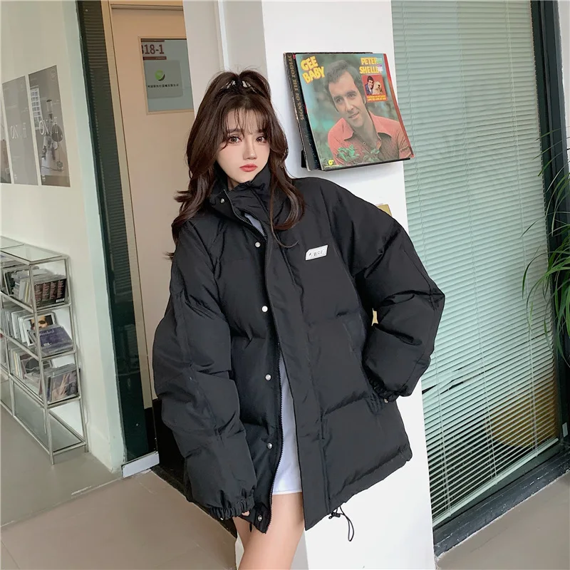 Winter Warm Thick Parkas Women's Jacket Loose Student Cotton Padded Coat Designer Cotton Jacket Zipper Long Sleeve Top Parka
Winter Warm Thick Parkas Women's Jacket Loose Student Cotton Padded Coat Designer Cotton Jacket Zipper Long Sleeve Top Parka