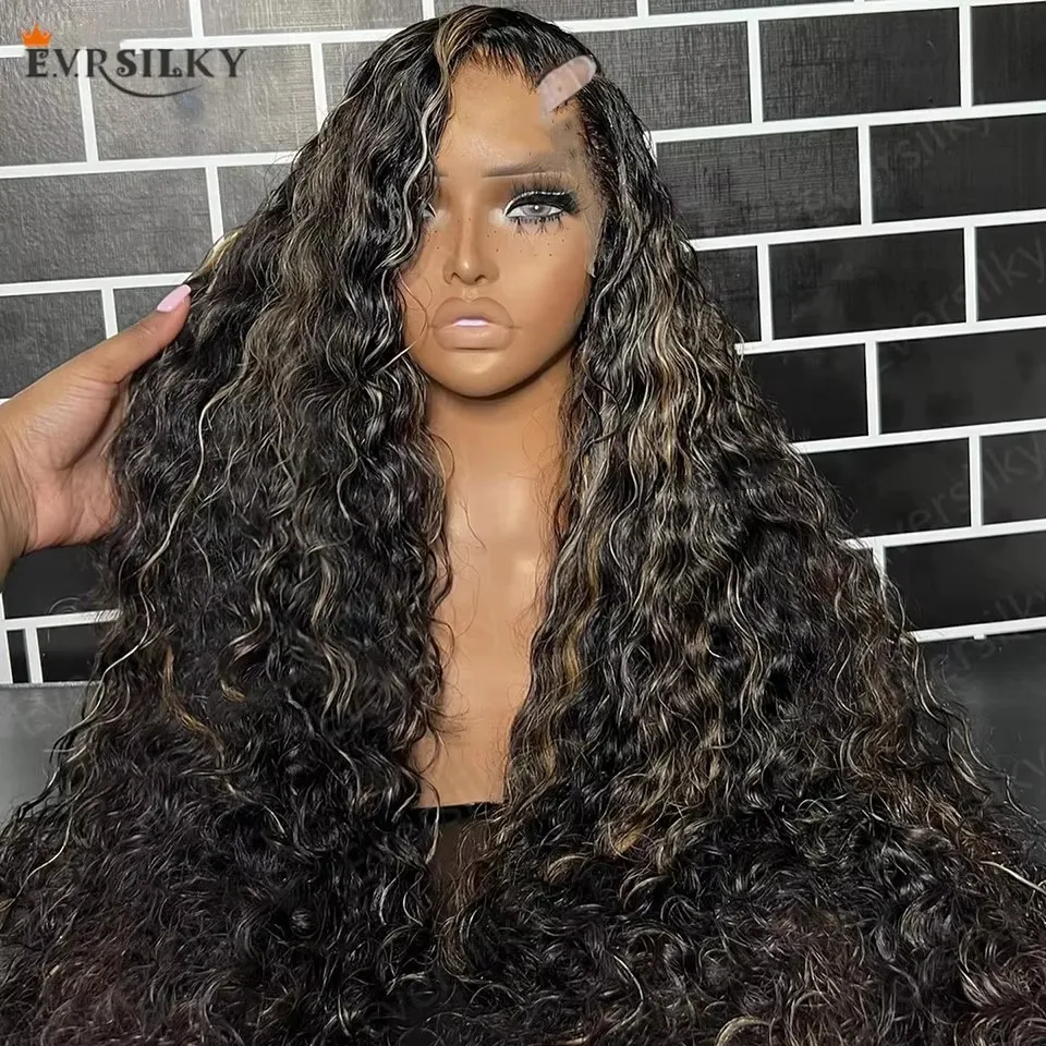 Highlights Light blond Kinky Curly U Part Wig Brazilian Remy Hair Black V Shape Glueless Water Wave 100% Human Hair Wig Full End
Highlights Light blond Kinky Curly U Part Wig Brazilian Remy Hair Black V Shape Glueless Water Wave 100% Human Hair Wig Full End