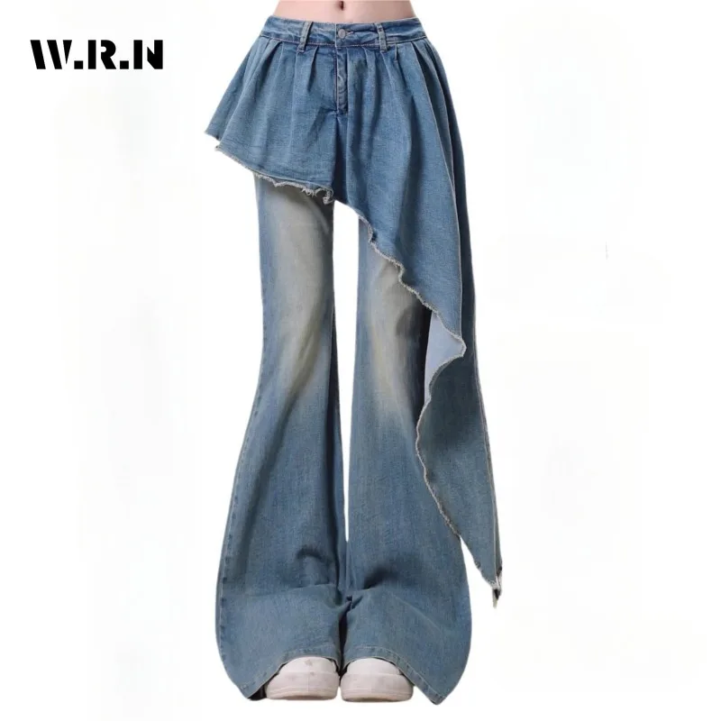 Women's Sweet Casual Full Length Baggy Emo Denim Trouser Harajuku Loose Jeans 2025 Spring Patchwork Y2K 2000s Blue Pants
Women's Sweet Casual Full Length Baggy Emo Denim Trouser Harajuku Loose Jeans 2025 Spring Patchwork Y2K 2000s Blue Pants