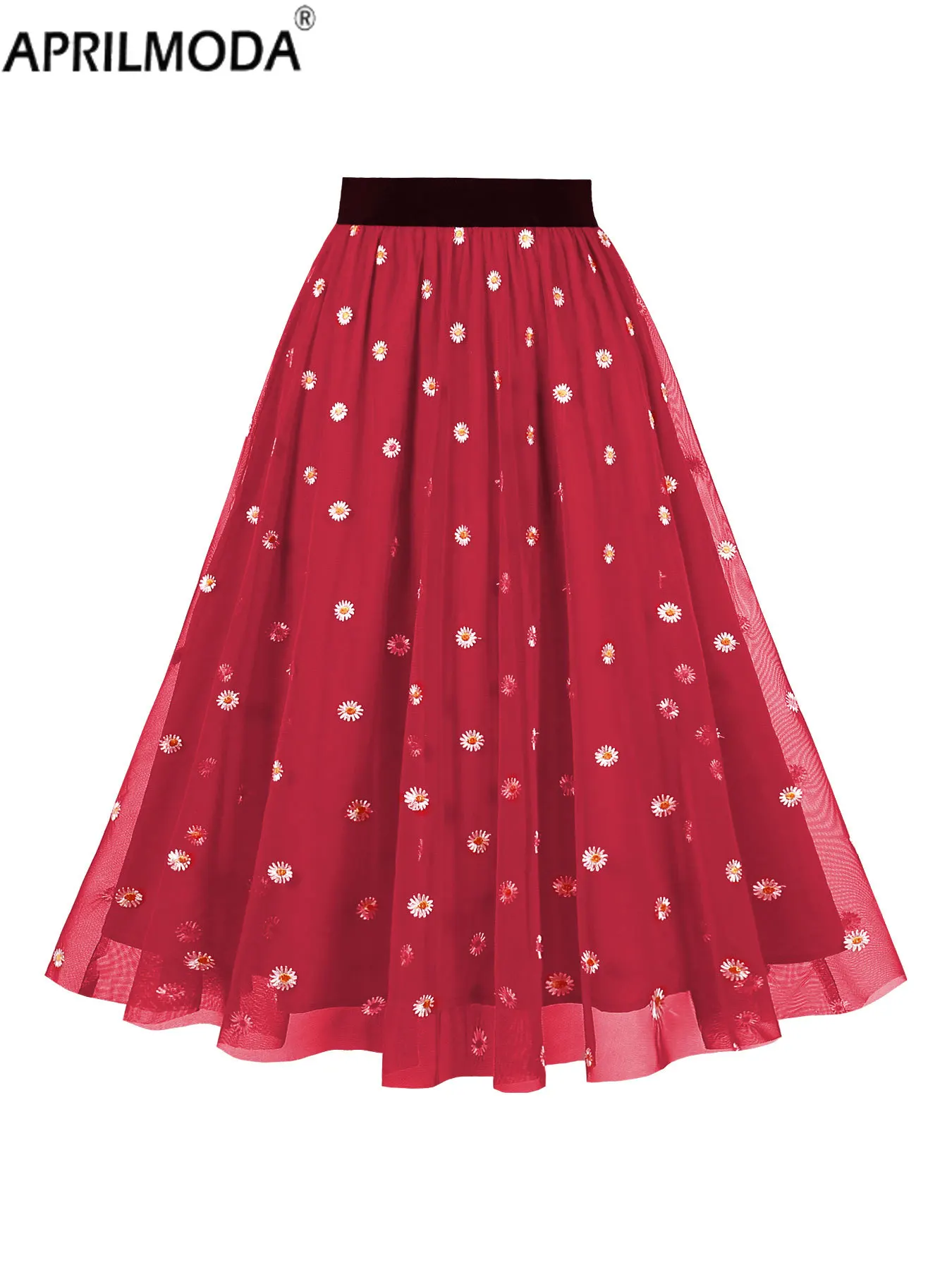 Elastic Waist Embroidered Mesh Overlay Casual Long Skirt Women 2024 Holiday Beach Elastic Waist Vintage Skirts Summer Clothes
Elastic Waist Embroidered Mesh Overlay Casual Long Skirt Women 2024 Holiday Beach Elastic Waist Vintage Skirts Summer Clothes