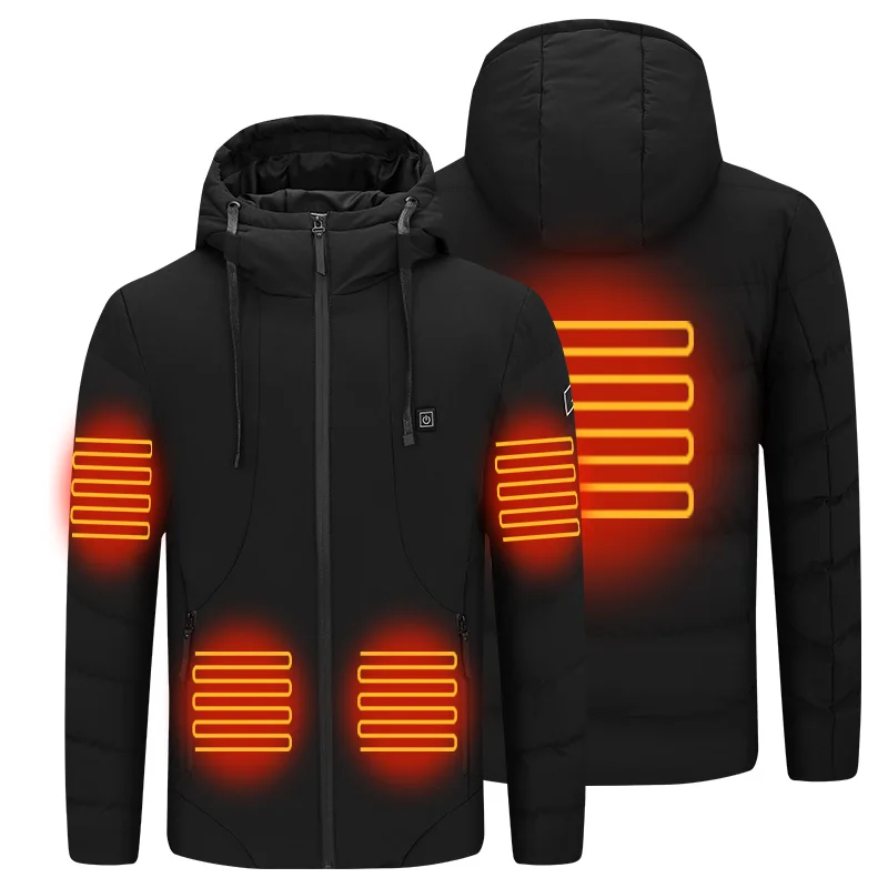 New Korean Men'S Slim Fit Charging 5 Zone Intelligent Heating Cotton Padded Clothes Fashion Hooded Usb Electric Warm Coat
New Korean Men'S Slim Fit Charging 5 Zone Intelligent Heating Cotton Padded Clothes Fashion Hooded Usb Electric Warm Coat