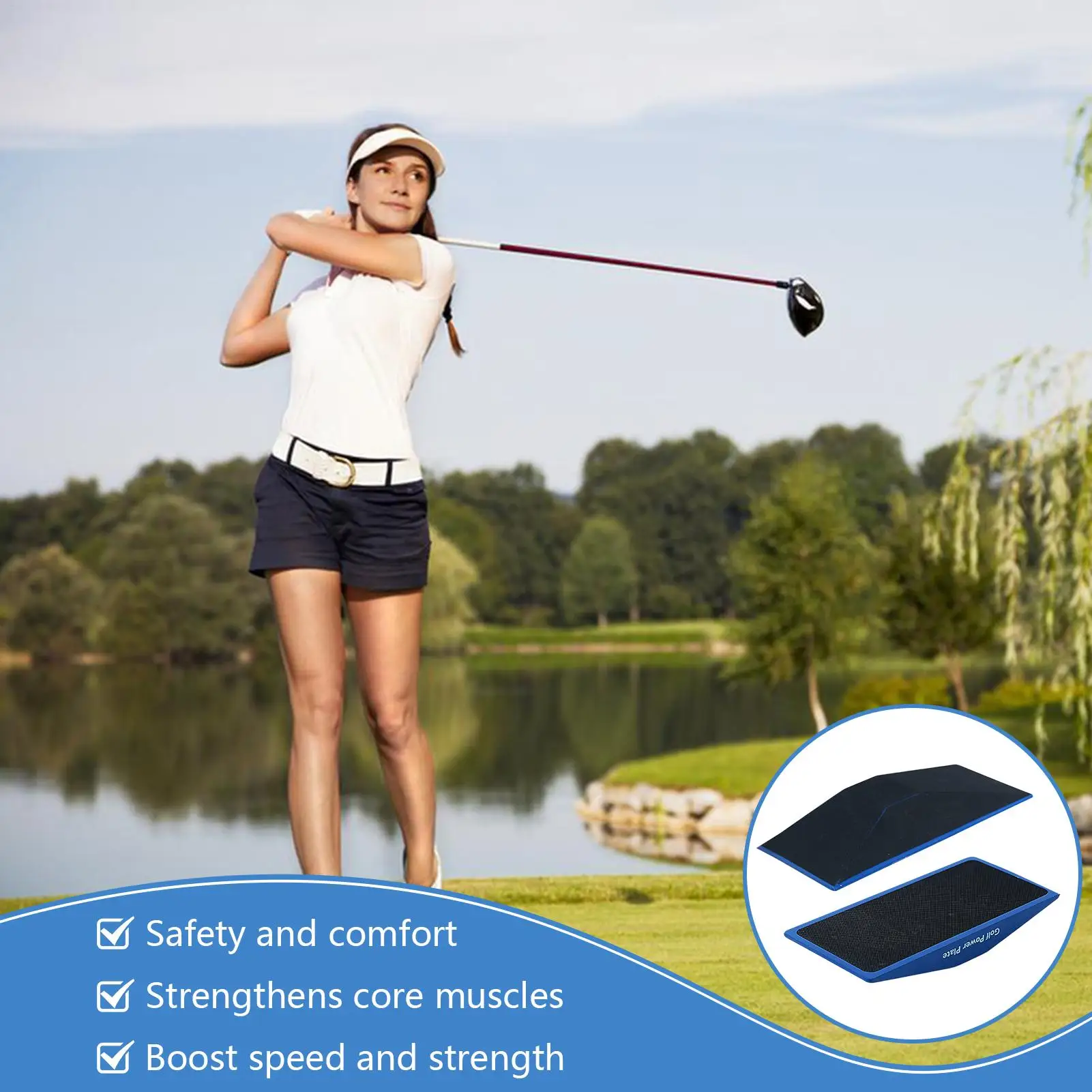 Pressure Plate Golf Training Aid Transfer Board Training Aid To Shift Weight Equipment Strength Trainer Swing Hitting Improves 
Pressure Plate Golf Training Aid Transfer Board Training Aid To Shift Weight Equipment Strength Trainer Swing Hitting Improves
