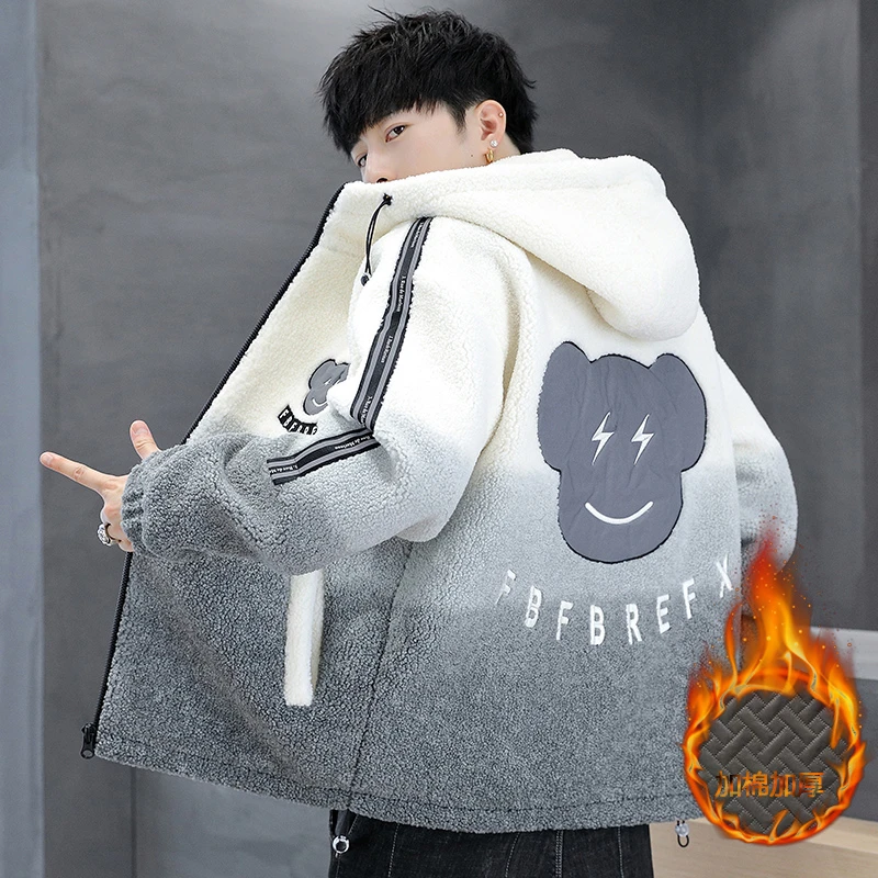 2025 Men's Lamb Wool Jacket Autumn/Winter Loose Padded Thickened Jacket Size Up Can Wear Open Skirt Woolen Sweater
2025 Men's Lamb Wool Jacket Autumn/Winter Loose Padded Thickened Jacket Size Up Can Wear Open Skirt Woolen Sweater