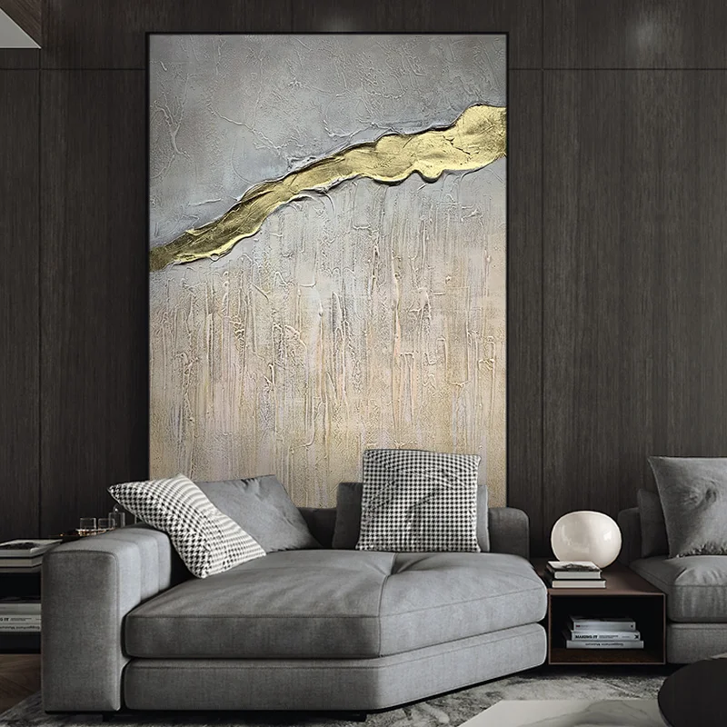 Handmade Abstract Oil Painting High Quality Wall Art On Canvas Nordic Mural Living Room Background Picture Home Decor Frameless
Handmade Abstract Oil Painting High Quality Wall Art On Canvas Nordic Mural Living Room Background Picture Home Decor Frameless