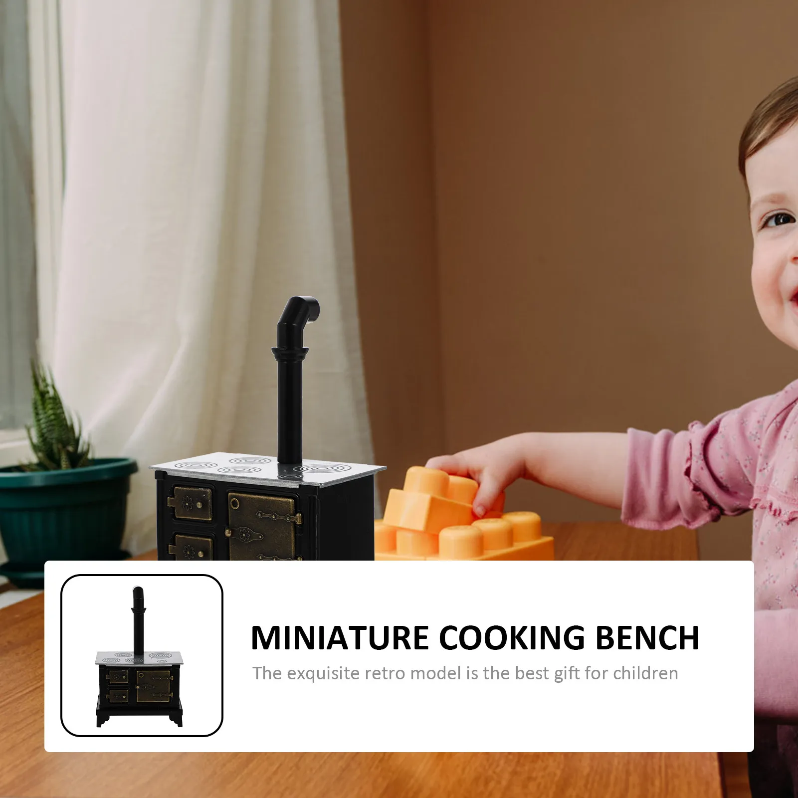 Miniature Iron Cooking Bench Long Chimney Mini House Furniture Adornment Mini House Kitchen Decoration Miniature Furniture
Miniature Iron Cooking Bench Long Chimney Mini House Furniture Adornment Mini House Kitchen Decoration Miniature Furniture