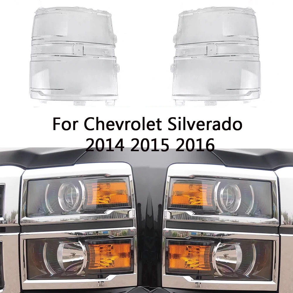 For Chevrolet Silverado 2014 2015 2016 front Car Headlight Cover Lens Shell Lampcover Lampshade Headlamp Light mask
For Chevrolet Silverado 2014 2015 2016 front Car Headlight Cover Lens Shell Lampcover Lampshade Headlamp Light mask