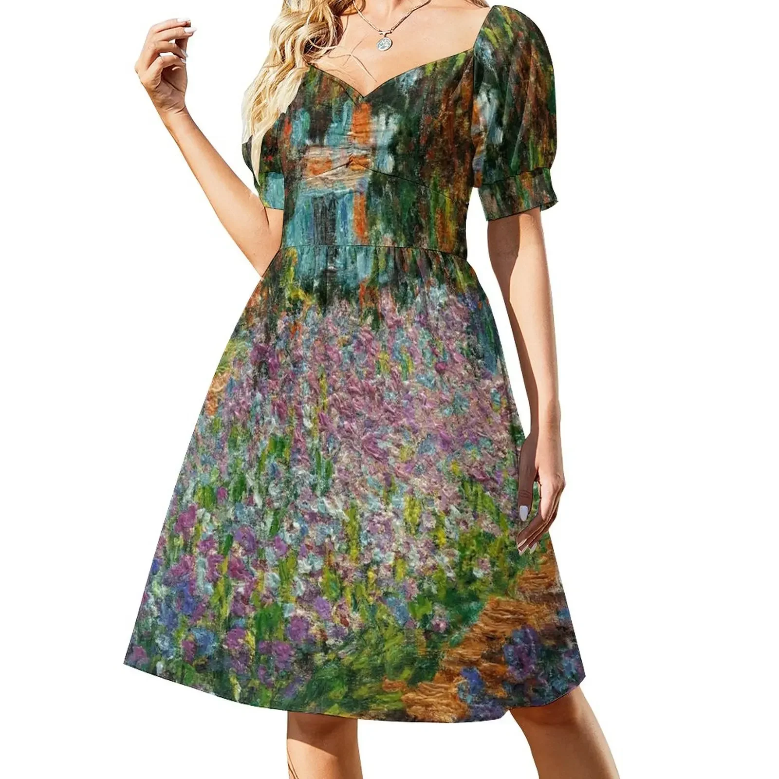 Irises In Monet's Garden At Giverny by Claude Monet Short-Sleeved Dress Dresses gala prom dress 2025 Beachwear
Irises In Monet's Garden At Giverny by Claude Monet Short-Sleeved Dress Dresses gala prom dress 2025 Beachwear