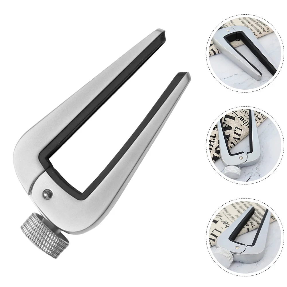Adjustable Guitar For 6/12 String Acoustic Classical Electric Bass Mandolin Zinc Alloy Capo Guitar Accessories Silver Heavy Duty
Adjustable Guitar For 6/12 String Acoustic Classical Electric Bass Mandolin Zinc Alloy Capo Guitar Accessories Silver Heavy Duty