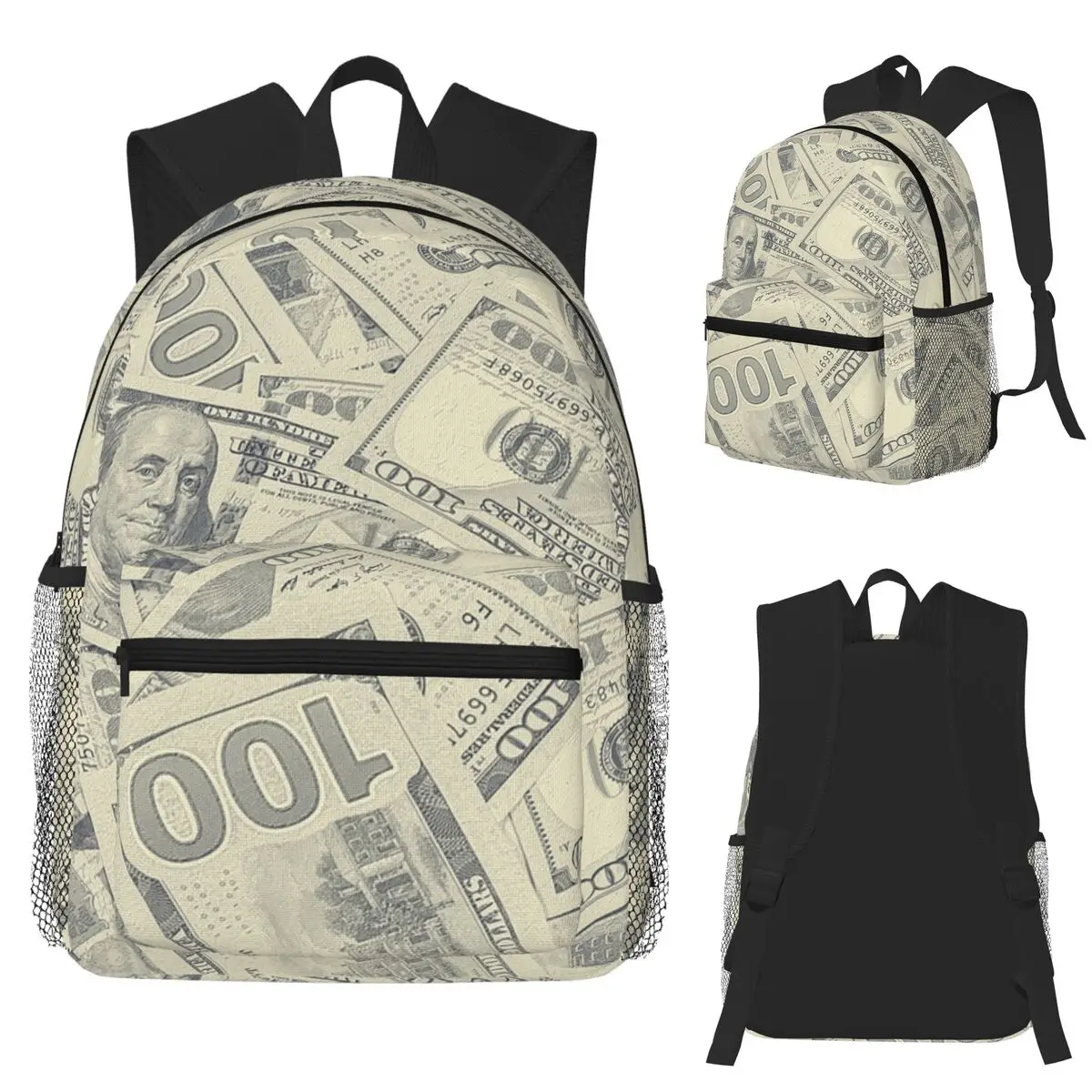 Giant Money Background 100 Dollar Bills Student Backpack School Bag Hiking Travel Daypack for Men Women Bookbag Shoulder Bags
Giant Money Background 100 Dollar Bills Student Backpack School Bag Hiking Travel Daypack for Men Women Bookbag Shoulder Bags