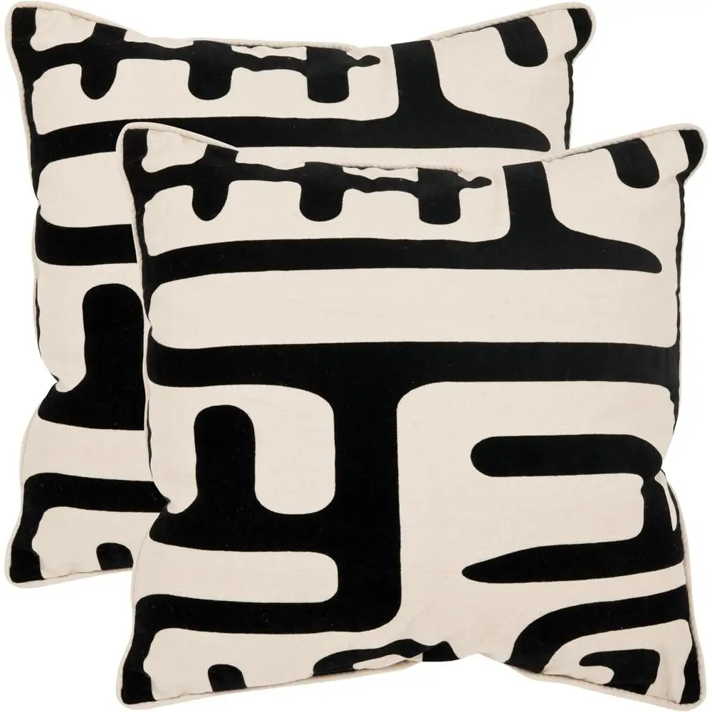 24-Inch Maize Black Throw Pillows, Set of 2
24-Inch Maize Black Throw Pillows, Set of 2