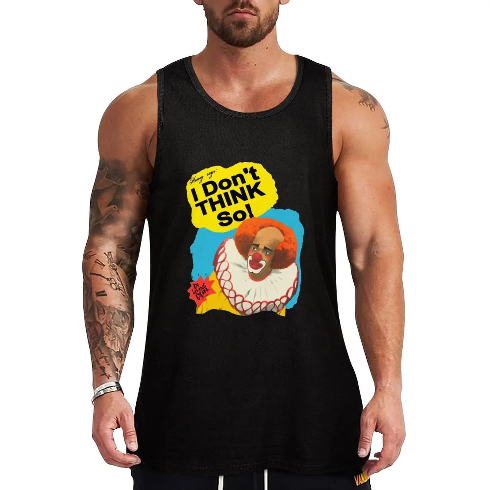 This awesome 1990 Homey D. Clown Vintage Homey Says I Dont THINK So! Classic 90s Pop Culture Comedy TV Show Damon Wayan Tank Top
This awesome 1990 Homey D. Clown Vintage Homey Says I Dont THINK So! Classic 90s Pop Culture Comedy TV Show Damon Wayan Tank Top