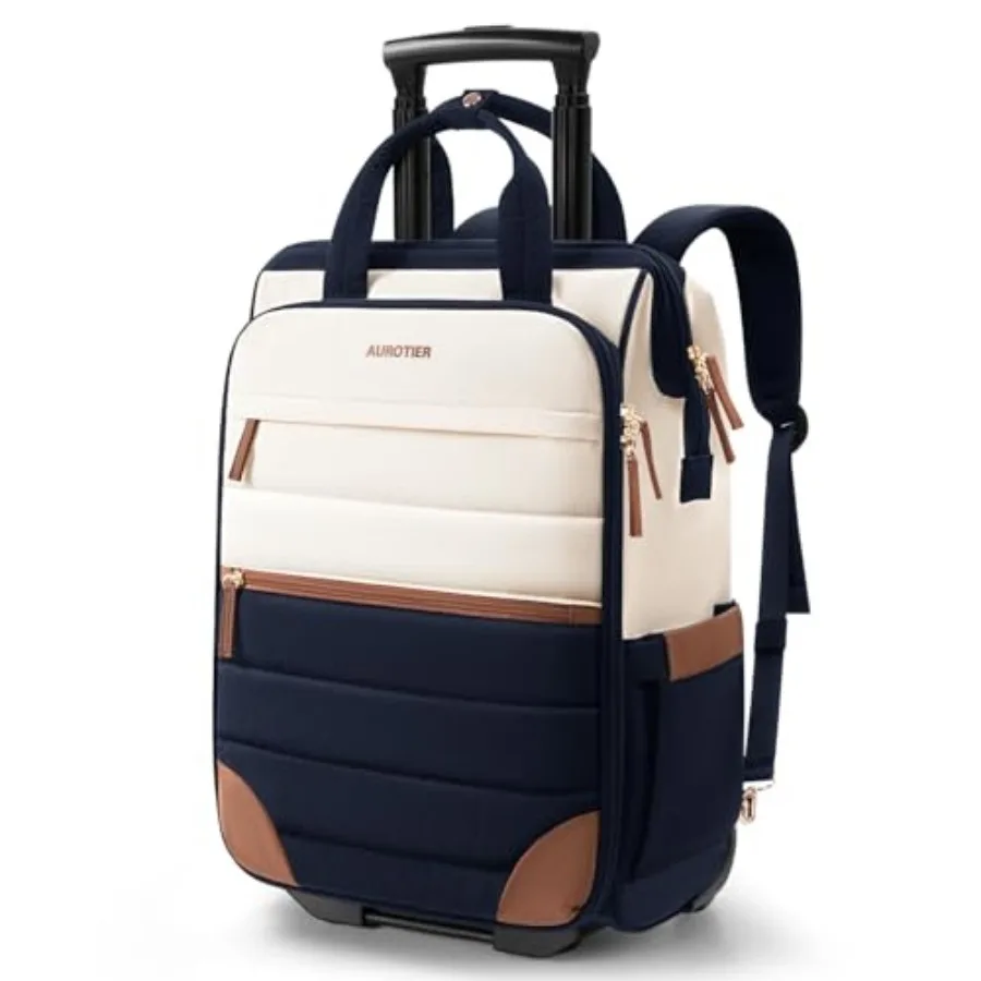 Rolling Puffer Backpack for Women, Travel Backpack with Wheels, 16 Inch Wheeled Laptop Backpck, Dual-Opening Design Overnight C
Rolling Puffer Backpack for Women, Travel Backpack with Wheels, 16 Inch Wheeled Laptop Backpck, Dual-Opening Design Overnight C