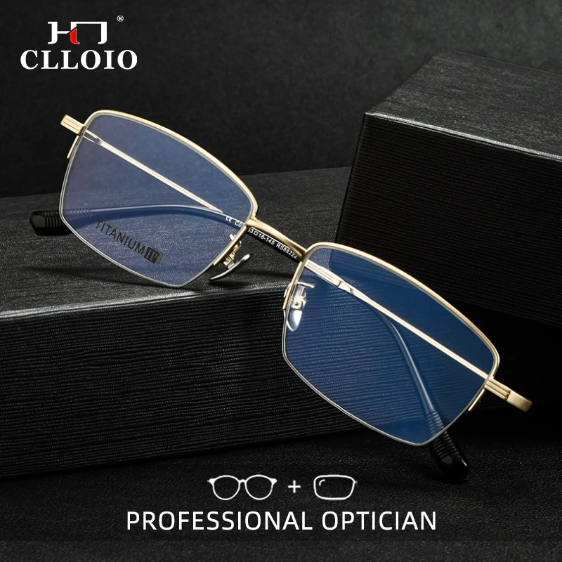 CLLOIO Business Comfortable Ultralight Titanium Reading Glasses Anti Blue Light Myopia Glasses Progressive Prescription Eyewear
CLLOIO Business Comfortable Ultralight Titanium Reading Glasses Anti Blue Light Myopia Glasses Progressive Prescription Eyewear