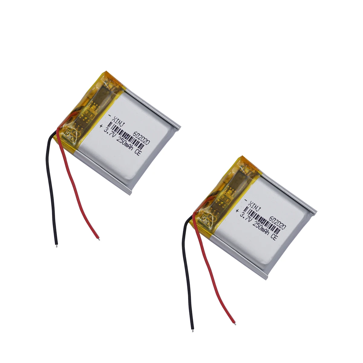 2PCS 3.7V 250 mAh Polymer Rechargeable Li Lithium Battery 602020 Lipo For DIY GPS Sat Nav Car Camera Record Pen Driving Recorder
2PCS 3.7V 250 mAh Polymer Rechargeable Li Lithium Battery 602020 Lipo For DIY GPS Sat Nav Car Camera Record Pen Driving Recorder
