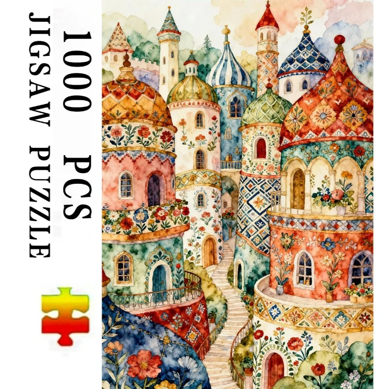 Colorful Castle Jigsaw Puzzle 500/1000/1200/2000PCS Vibrant Scene Focus Activity Leisure Time Gift
Colorful Castle Jigsaw Puzzle 500/1000/1200/2000PCS Vibrant Scene Focus Activity Leisure Time Gift