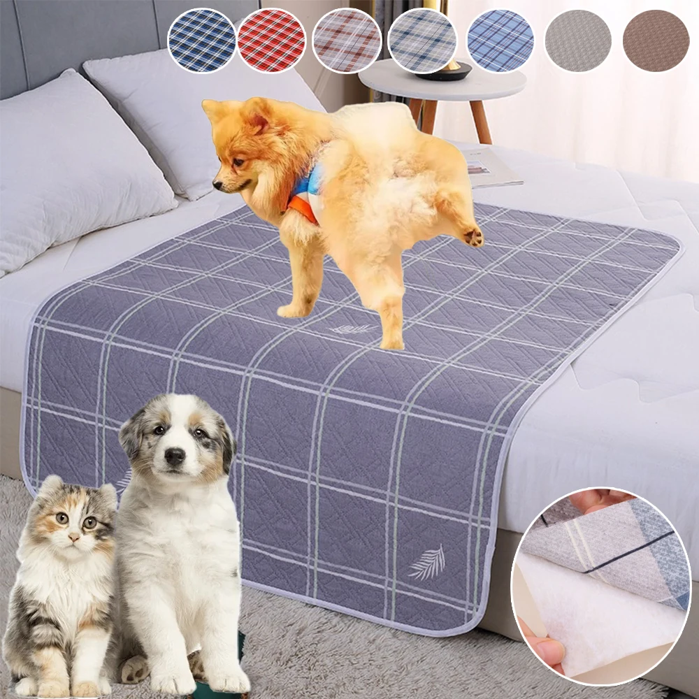 Dog Urine Pads Washable Reusable Multi-purpose Mat for Bed Car Seat Floor Sofa Pet Supplies Large Size Colchoneta Para Perros
Dog Urine Pads Washable Reusable Multi-purpose Mat for Bed Car Seat Floor Sofa Pet Supplies Large Size Colchoneta Para Perros