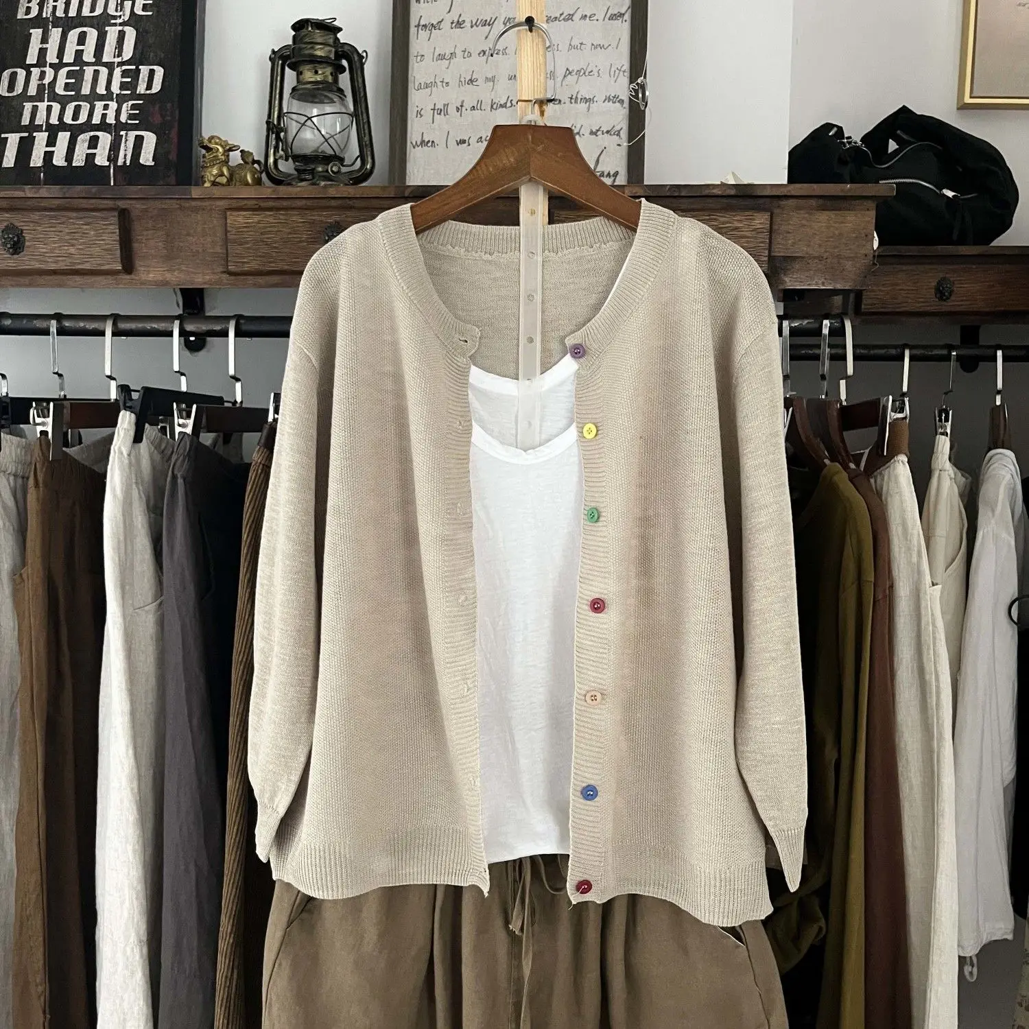 Brand Women's Summer Ice Silk Open Cardigan Loose plus Size Fashionable Stylish Versatile Slimming Knitted Sun Protection Clo...
Brand Women's Summer Ice Silk Open Cardigan Loose plus Size Fashionable Stylish Versatile Slimming Knitted Sun Protection Clo...