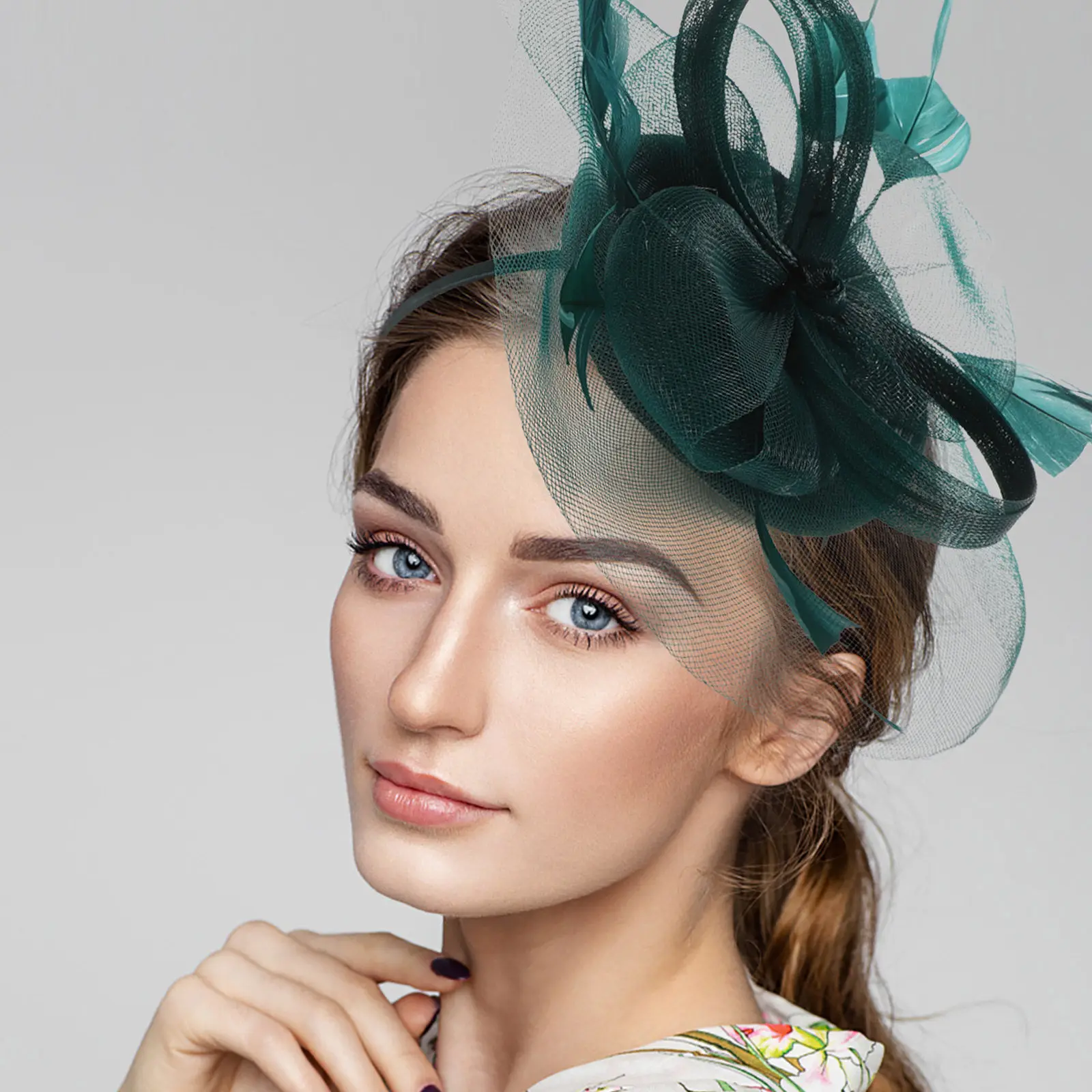 Women Fascinator Headband Gauze Lightweight Tea Party Wedding Banquet Bride Hair Accessory Fascinator Hat Fascinators for Women
Women Fascinator Headband Gauze Lightweight Tea Party Wedding Banquet Bride Hair Accessory Fascinator Hat Fascinators for Women