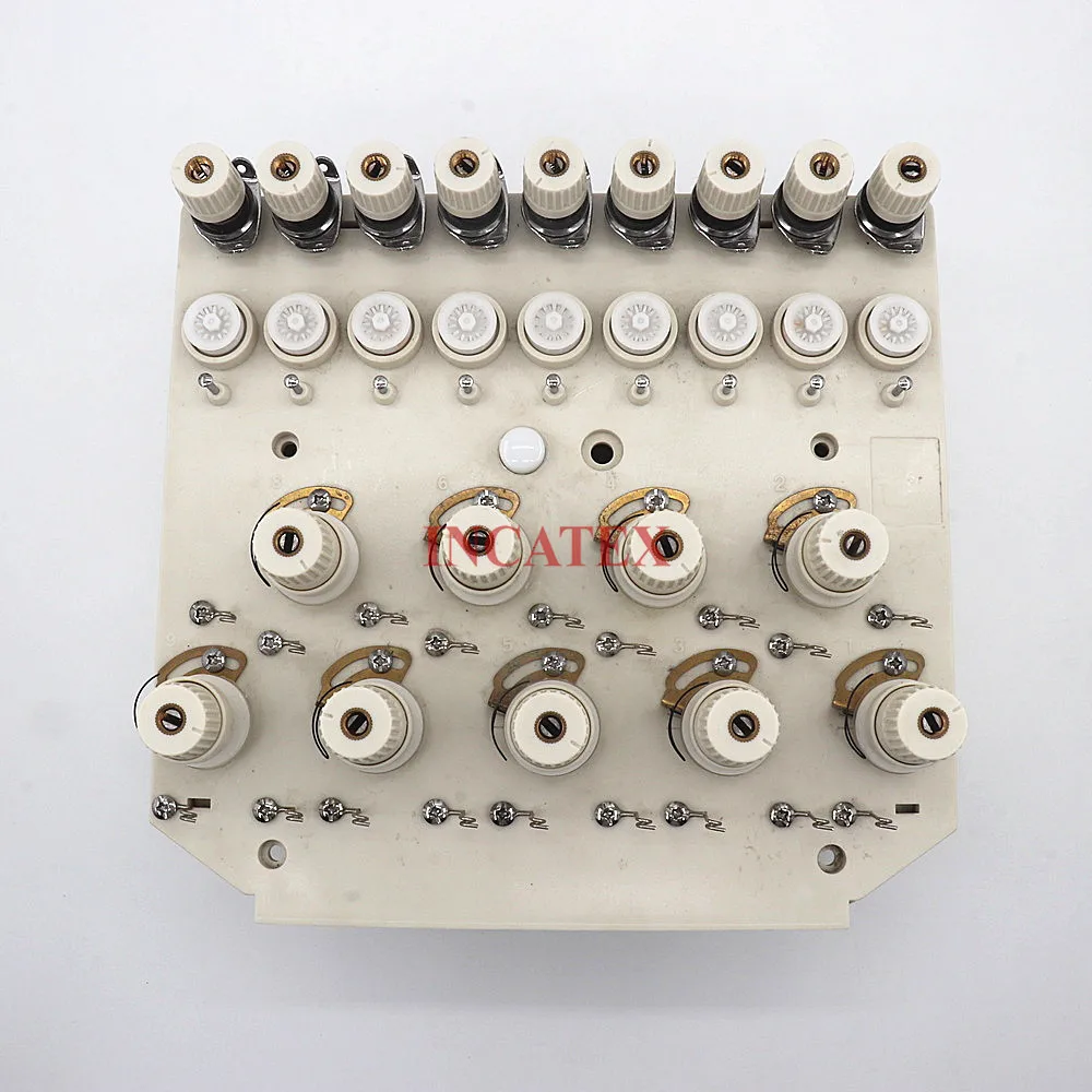 Запасные части для китайской вышивальной машины, 9 игл, 9 цветов, основание натяжения нити, корпус в сборе без внутренней электронной платы
Запасные части для китайской вышивальной машины, 9 игл, 9 цветов, основание натяжения нити, корпус в сборе без внутренней электронной платы