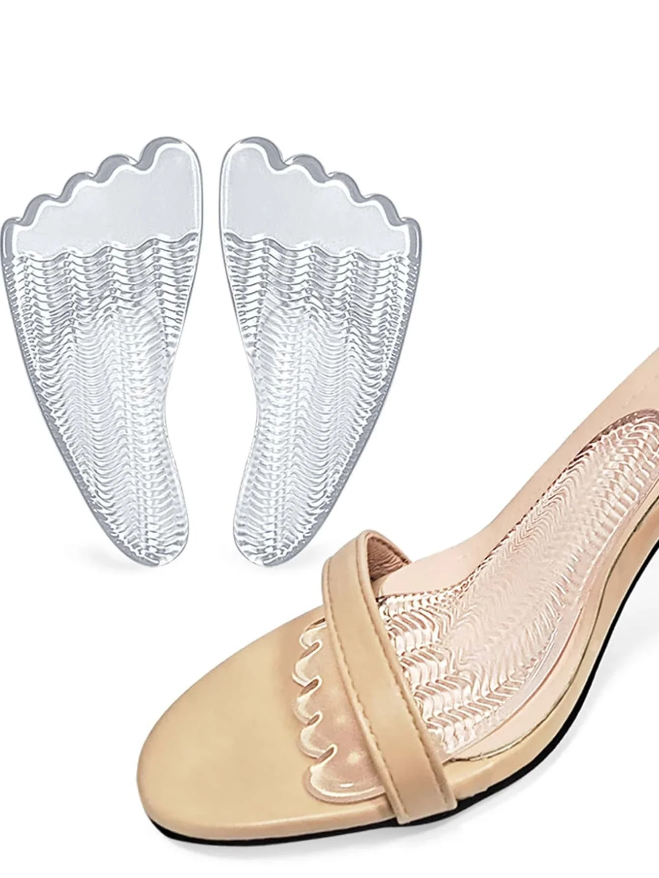 5-toe Sticky Forefoot Pad, Arch Support & Massage & Half Metatarsal Pads, Anti-slip Insoles For High Heels Women
5-toe Sticky Forefoot Pad, Arch Support & Massage & Half Metatarsal Pads, Anti-slip Insoles For High Heels Women
