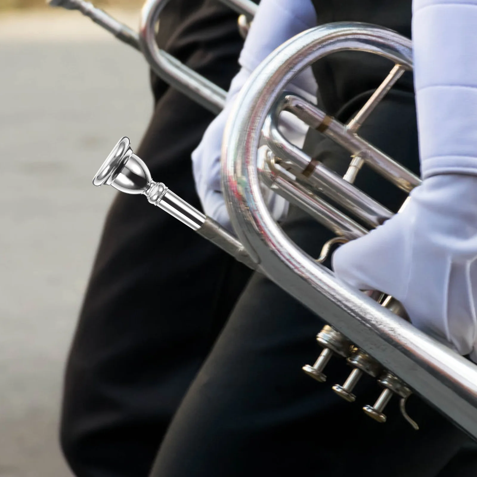 Instruments Euphonium Mouthpiece for Component Silver Baritone Replacement Student
Instruments Euphonium Mouthpiece for Component Silver Baritone Replacement Student
