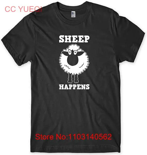 Daytripper Clothing Sheep Happens Мужская забавная футболка унисекс 
Daytripper Clothing Sheep Happens Мужская забавная футболка унисекс