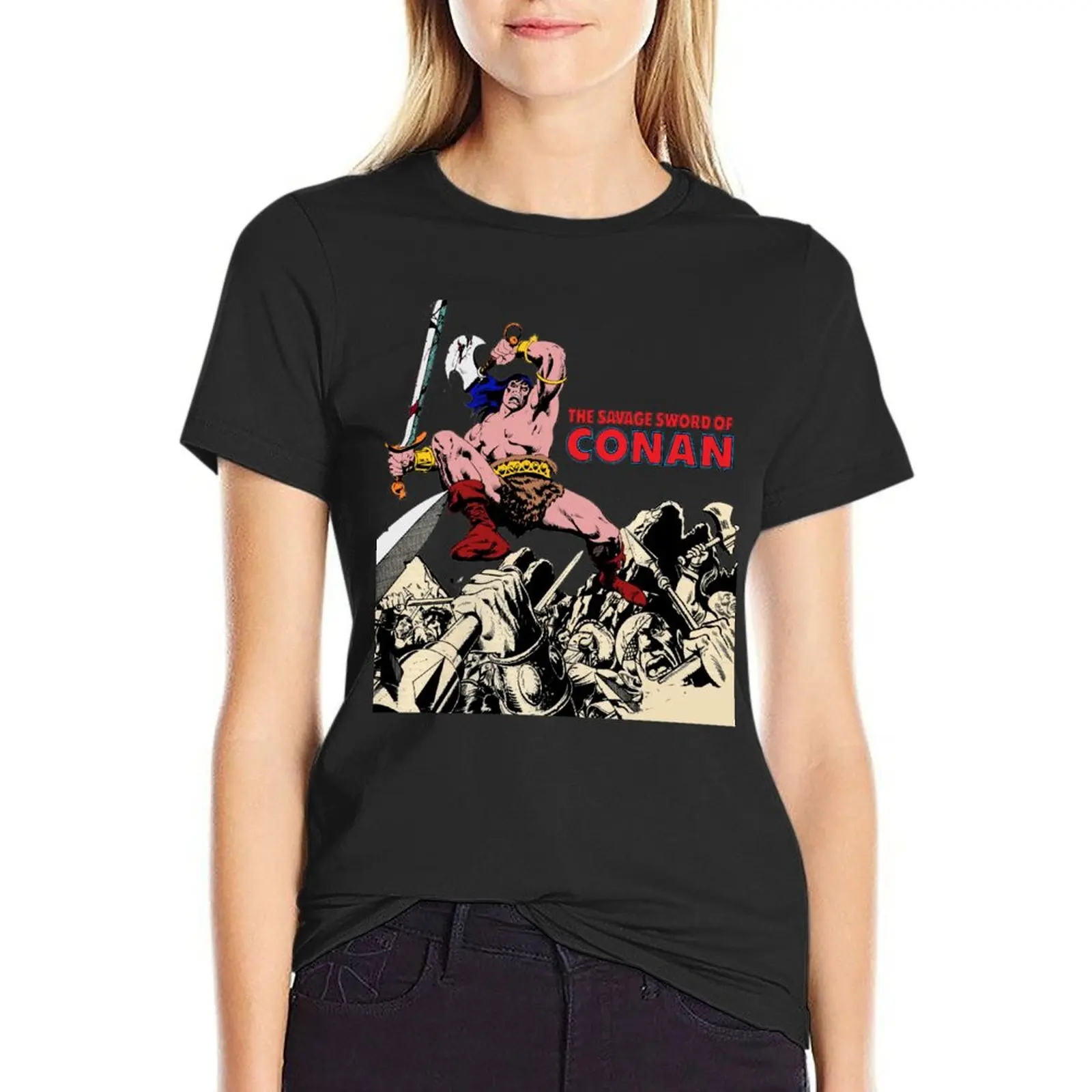 The Savage Sword T-Shirt summer top Aesthetic clothing cute tops female t-shirt dress for Women sexy
The Savage Sword T-Shirt summer top Aesthetic clothing cute tops female t-shirt dress for Women sexy