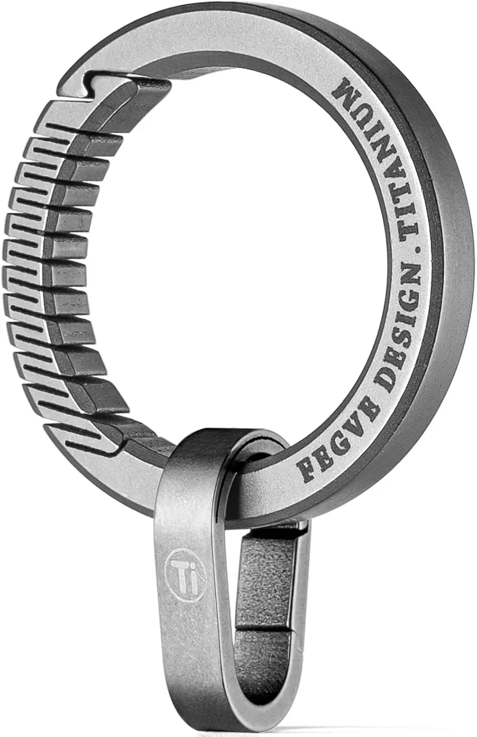 TISUR Titanium Round Carabiner Clip, with Mini Carabiner Keyring Clip,Split Connector Keychain Accessories
TISUR Titanium Round Carabiner Clip, with Mini Carabiner Keyring Clip,Split Connector Keychain Accessories