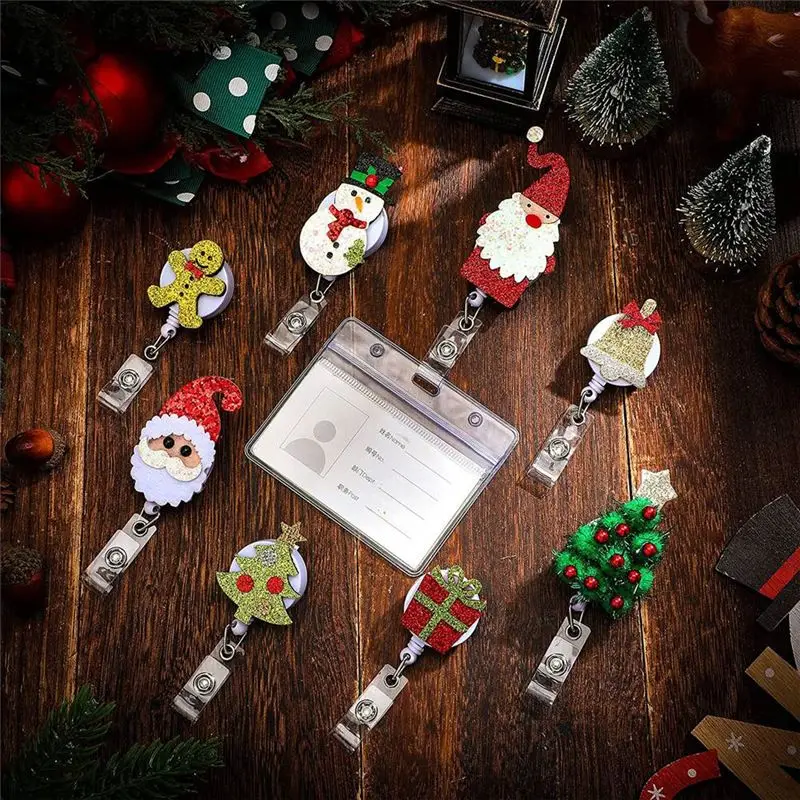 12 Pcs Christmas Badge Reel Felt Badge Holder,For Nurse Teacher Women Men Office Stocking Stuffer Ornament Gifts Easy To
12 Pcs Christmas Badge Reel Felt Badge Holder,For Nurse Teacher Women Men Office Stocking Stuffer Ornament Gifts Easy To