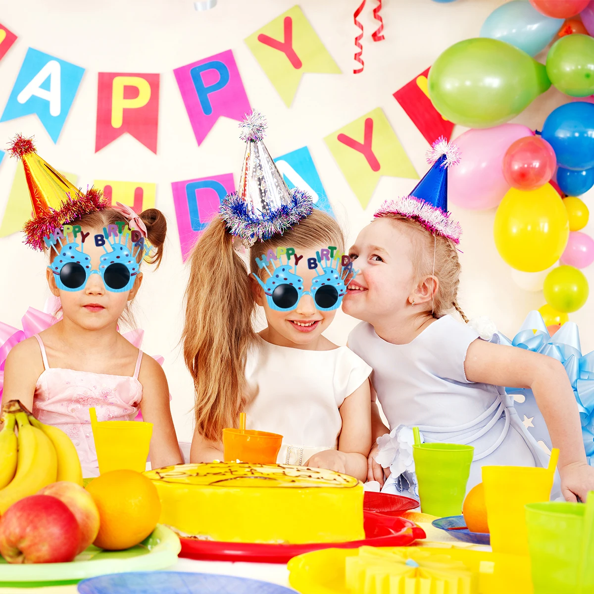 2pcs Birthday Letter Eye Glasses Funny Cosplay Glasses Birthday Glasses Decor Party Prop (Rainbow Blue)
2pcs Birthday Letter Eye Glasses Funny Cosplay Glasses Birthday Glasses Decor Party Prop (Rainbow Blue)