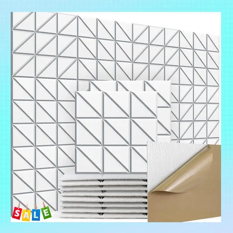 A56X Self-Adhesive Acoustic Panels, 12Pcs 12X12X0.4Inch Sound Absorbing Panels, Decorative Soundproof Wall Panels
A56X Self-Adhesive Acoustic Panels, 12Pcs 12X12X0.4Inch Sound Absorbing Panels, Decorative Soundproof Wall Panels