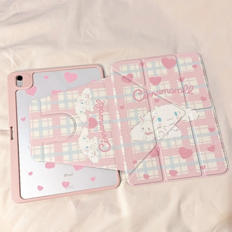 Cinnamoroll Y-Fold Acrylic Case for IPad Air8 Air7 2025 11th A16 Pro 11in 10th 10.9in 9th/8th 10.2in Full Wrap Shockproof Cover
Cinnamoroll Y-Fold Acrylic Case for IPad Air8 Air7 2025 11th A16 Pro 11in 10th 10.9in 9th/8th 10.2in Full Wrap Shockproof Cover