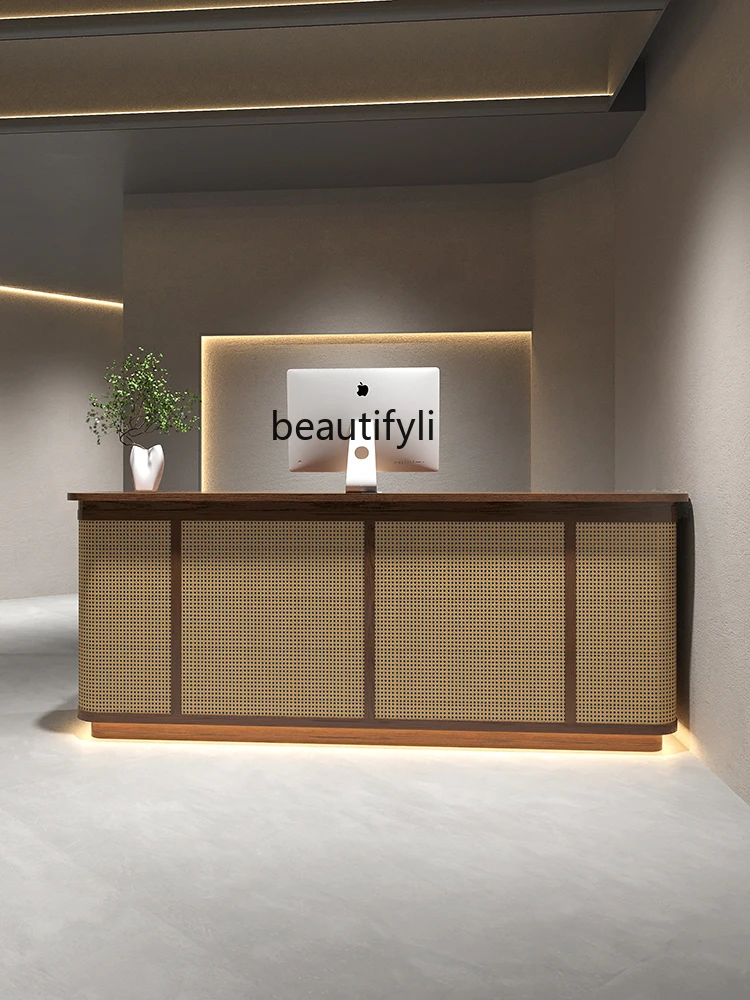Clothing Store Cashier Bed & Breakfast Tea Restaurant Reception Desk Restaurant Rattan Woven Silent Wind Bar Counter
Clothing Store Cashier Bed & Breakfast Tea Restaurant Reception Desk Restaurant Rattan Woven Silent Wind Bar Counter