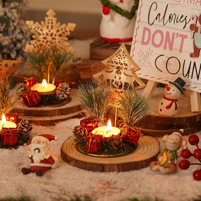 Рождественский подсвечник, золотой кованый железный оконный орнамент, рождественская елка, сосновая шишка, орнамент, атмосферная композиция, поднос для свечей
Рождественский подсвечник, золотой кованый железный оконный орнамент, рождественская елка, сосновая шишка, орнамент, атмосферная композиция, поднос для свечей